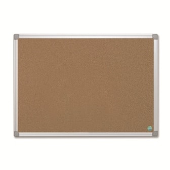 Cork Bulletin Board Double Side Practical 30X045 Cm Cbp Alum.Fr