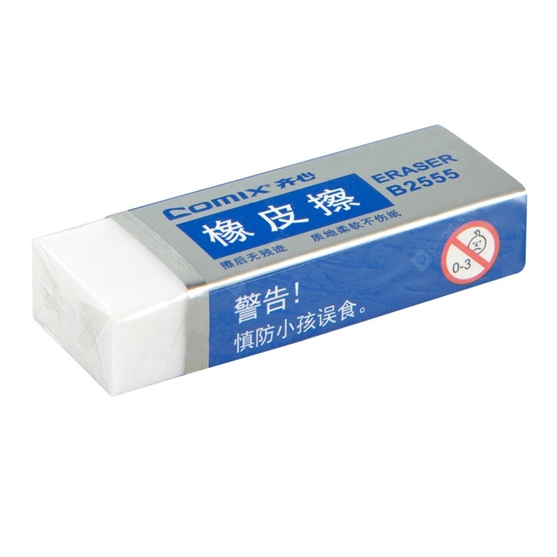 Eraser Comix 54X19X11Mm White B2555