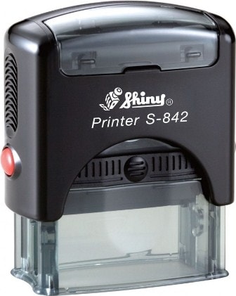 Stamp Shiny S-842 38X14Mm