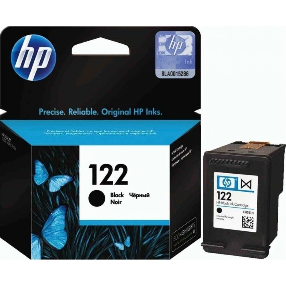 Hp Cartridge 122 Black Ch561He 1050/2050