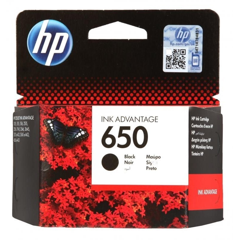 Hp Cartridge Cz101Ae 650 Black 2515/3515
