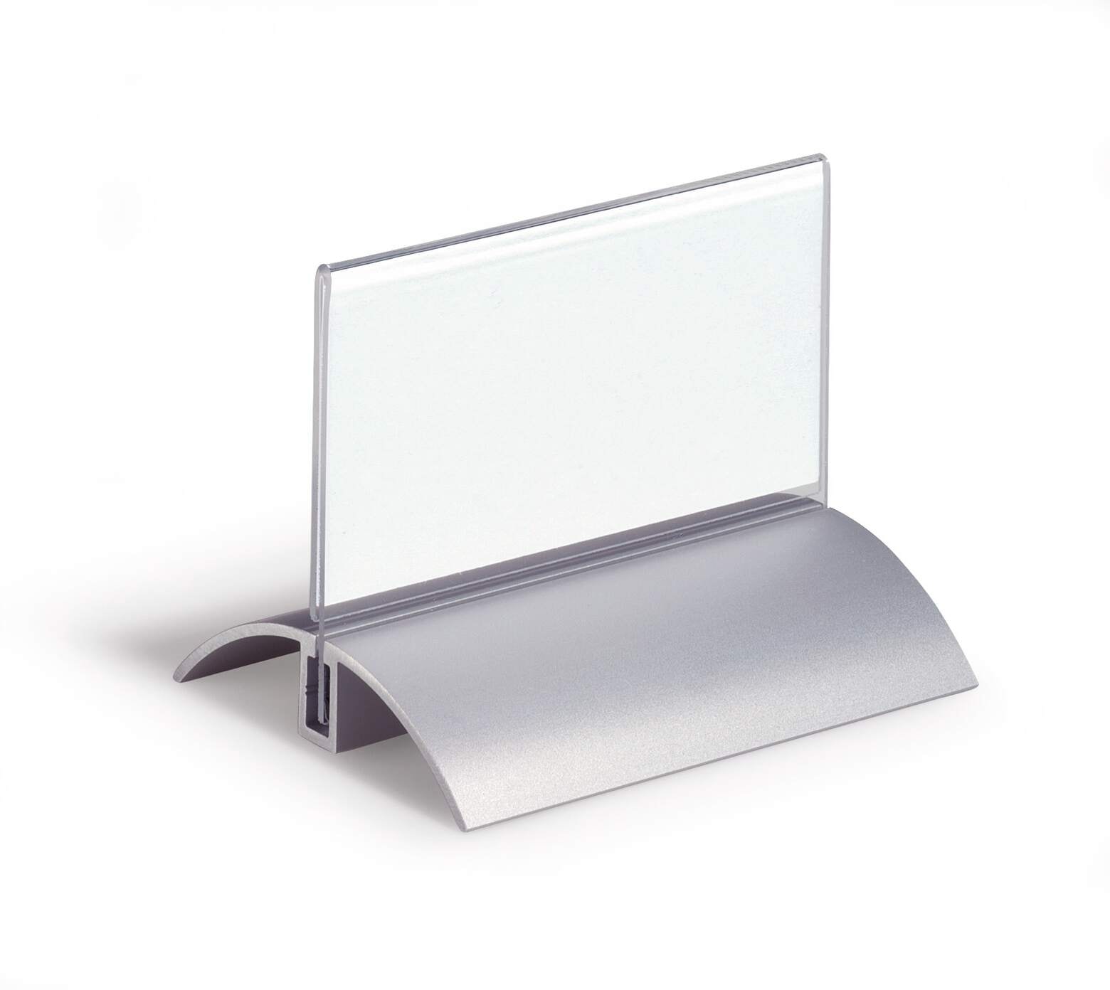 Sign Holder Durable Desktop De Luxe 52X100Mm 1Pc 8200-19