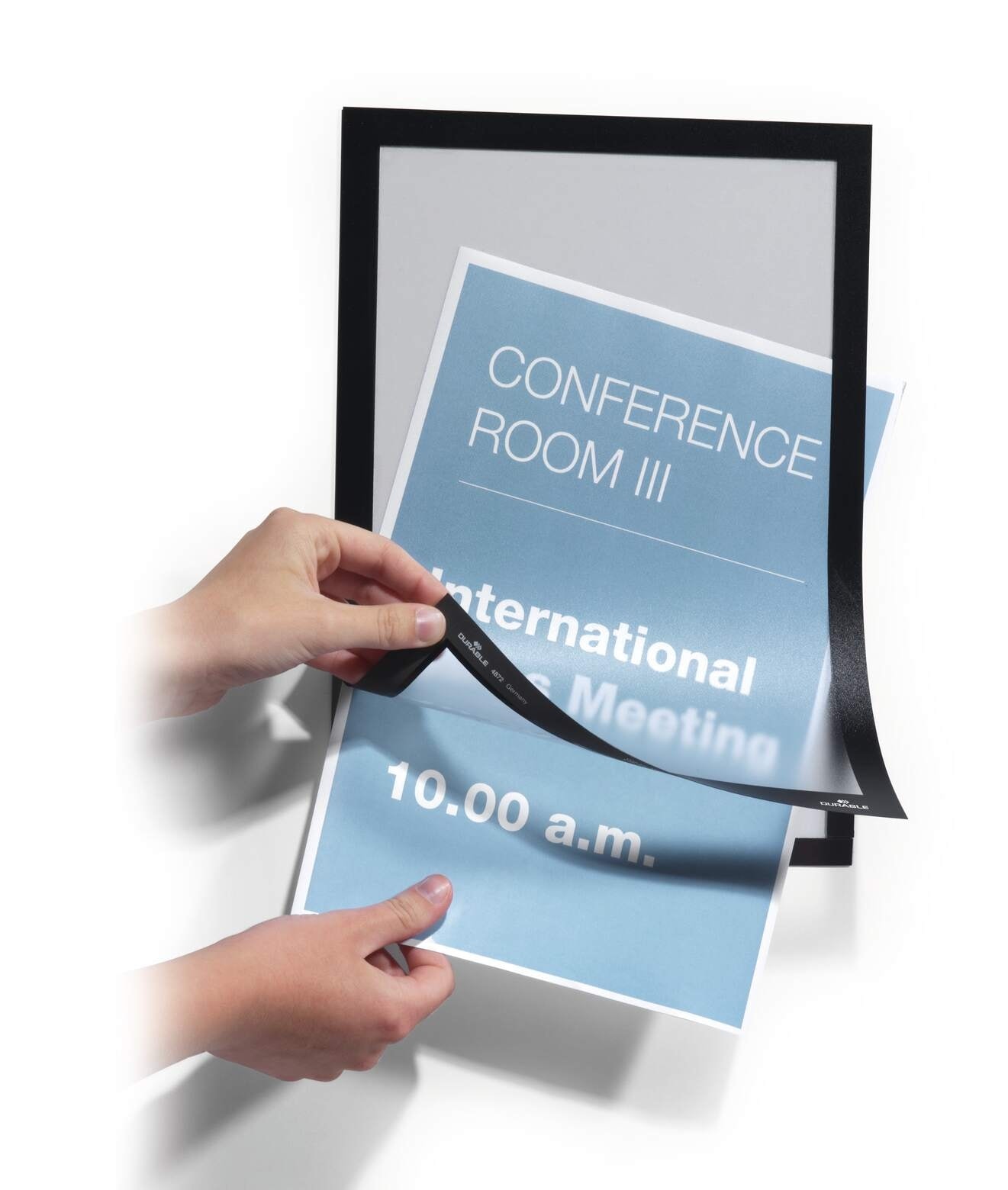 Sign Holder Durable Wall Magaframe A4 2/Pack  4872