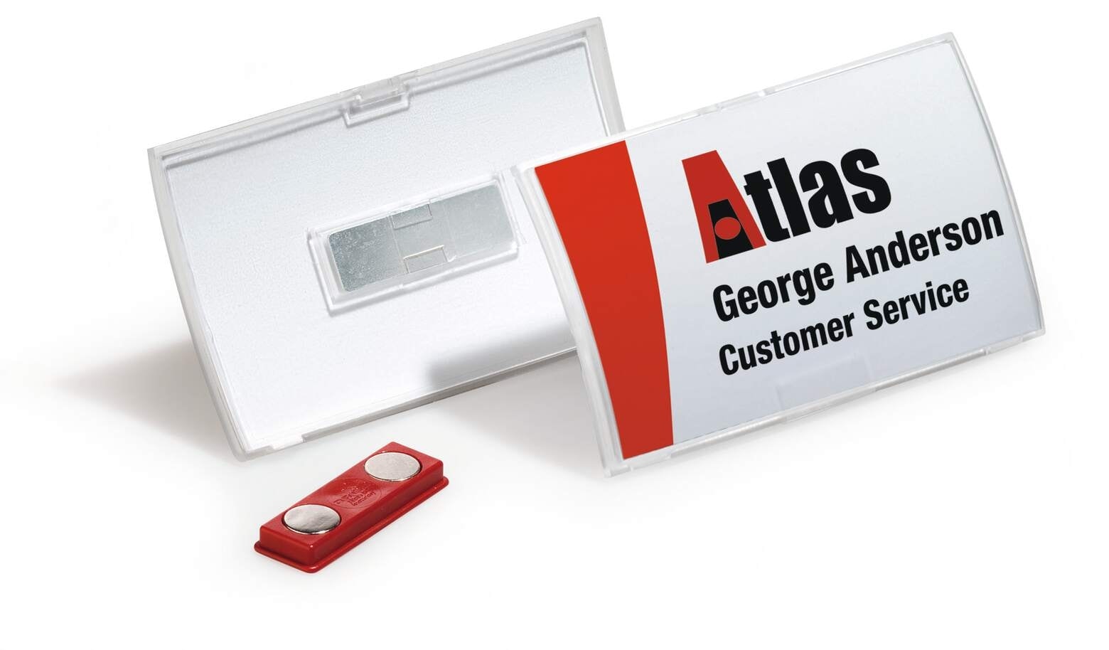 Name Badge Durable 40X75Mm With Magnet 8212-19