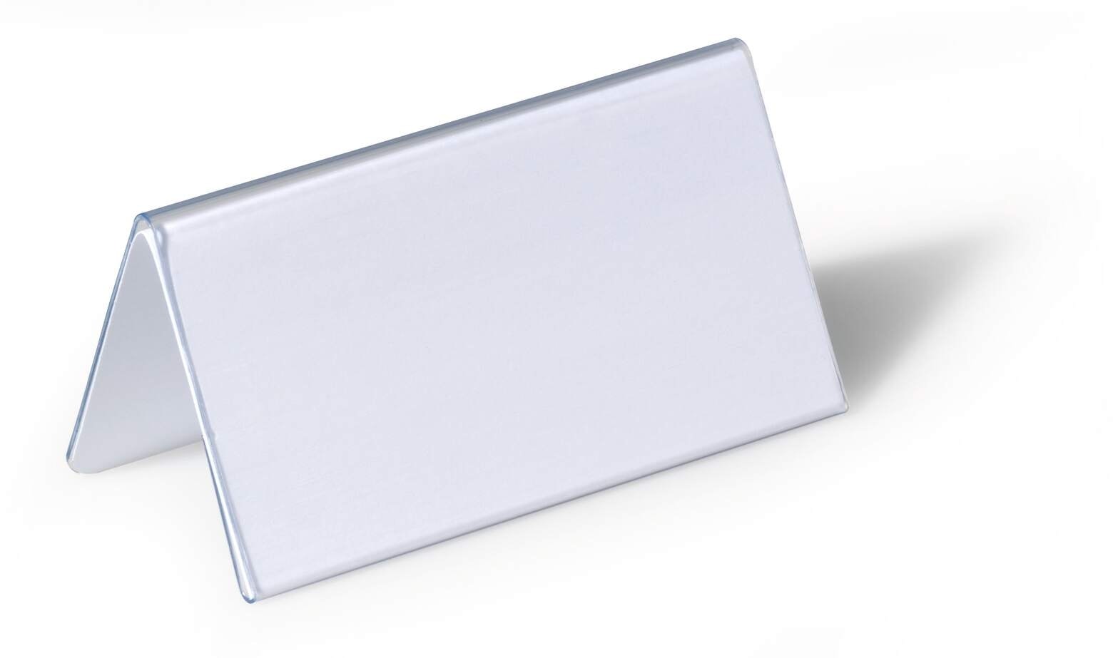 Sign Holder Durable Desktop  52/104X100Mm Transparent 8051-19