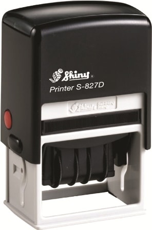 Stamp Shiny S-827D 50X30 Mm Dater Printer English