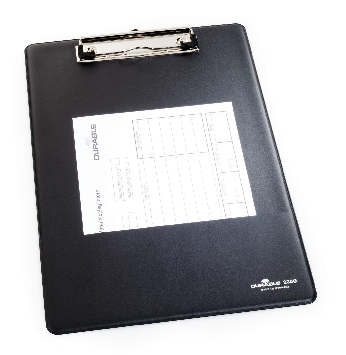 Clipboard Durable A4 Single Strong Clip Blue 2350-07