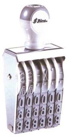 Stamp Shiny N110 Numberer Stamp 9Mm 10-Band