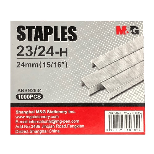 Staples M&G 23/24 1000/Pack Absn2634