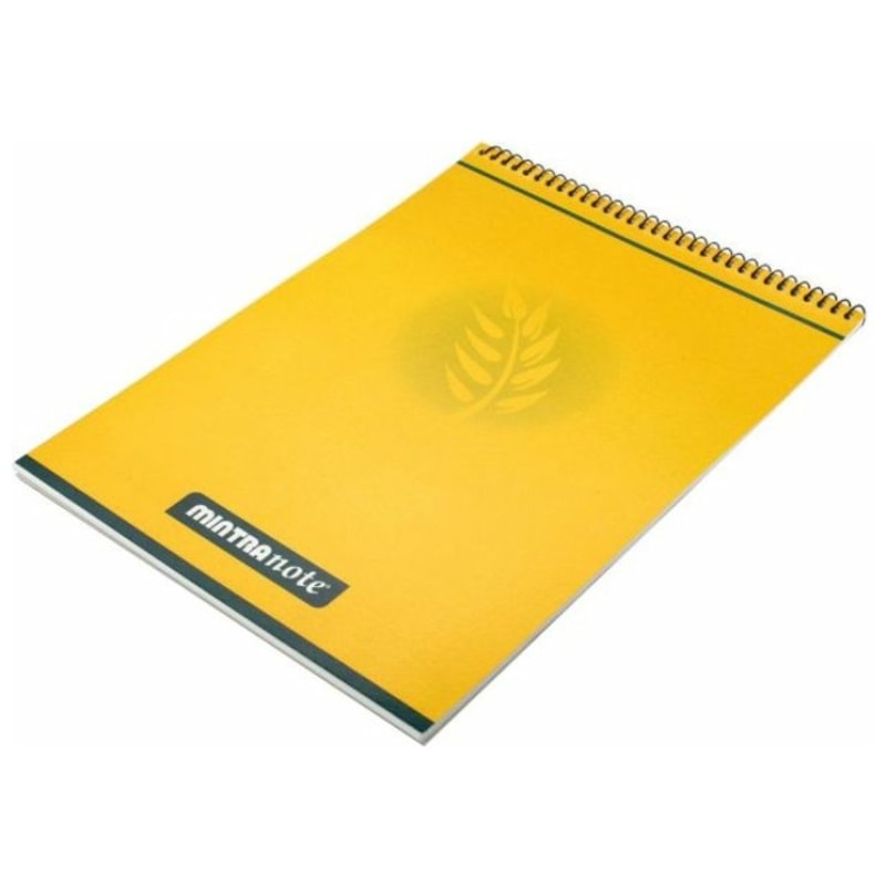 Writing Pad Mintra 20.3X28 Ruled 60Sheets Spiral White 10002