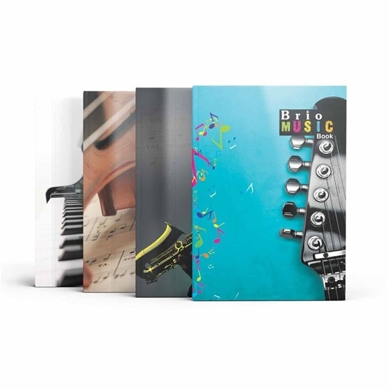 Music Book Bassile Freres Brio 490126 A4 16 Sheets 21X29.6Cm 80gm