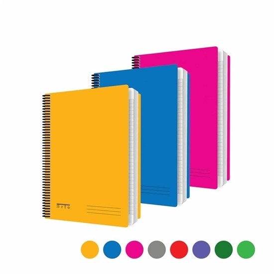 Notebook Bassile Freres Brio 74672 A4 60gm Seyes Spiral  72Sheets