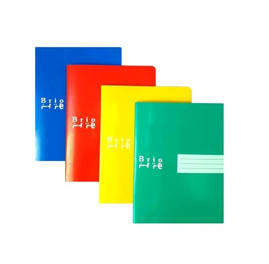 Notebook Bassile Freres Brio 60048 A5 Seyes 48 Sheets 60gm Assorted