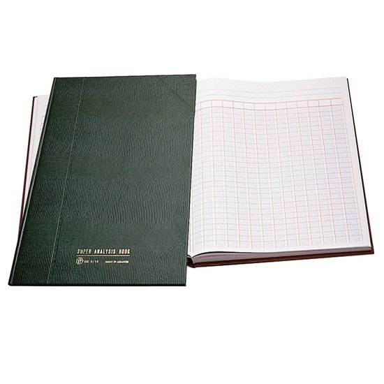 Analysis Book Bassile Freres  8/6  6 Col. B4 100 sheets.