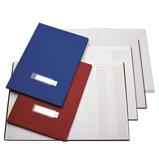 Record Book Bassile Freres 400 2 Col. Foolscap Pvc 96 sheets.