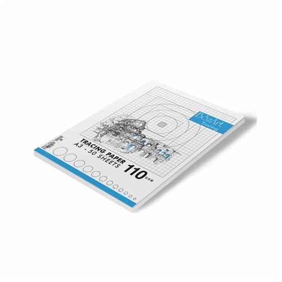 Tracing Paper Pad Bassile Freres 1042 A3 50 sheets 110gm