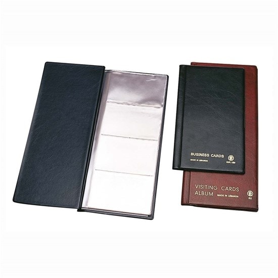 Business Card Album Bassile Freres  80 Pvc 128 Cards