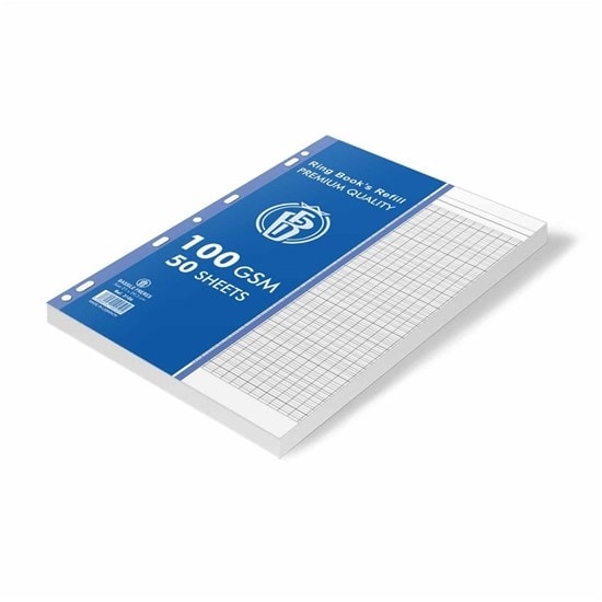 Filler Paper Bassile Freres A4 Seyes 100gm 50sheets 3106