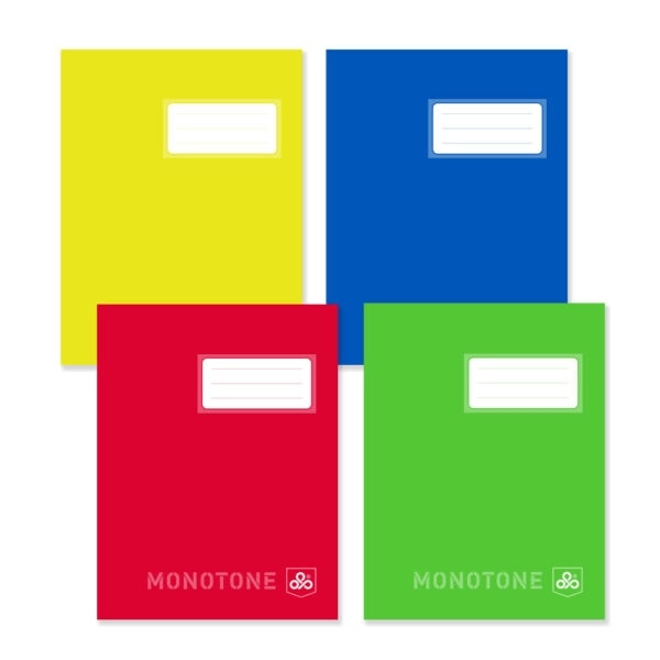 Notebook Opp Monotone A5 Cal. 48 Sheets 60gm Li4801