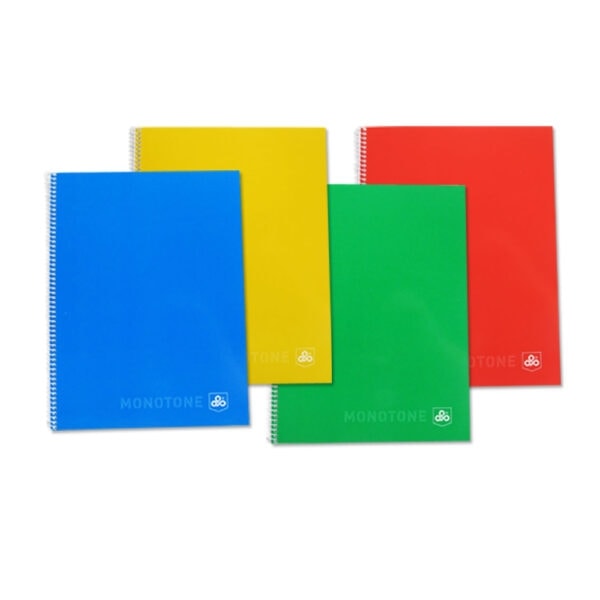 Notebook Opp Monotone A4 Seyes 48Sheets 60gm Spiral Ul4813/S