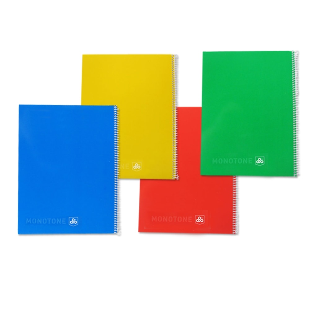 Notebook Opp Monotone A4 Ruled 72Sheets 60gm Spiral Ul7213/L