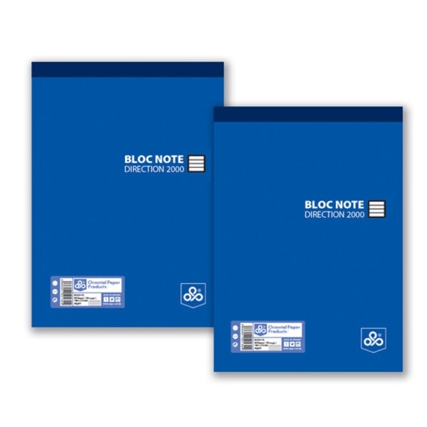 Writing Pad Opp A4 50 Sheets 60gm Bl 5001