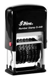 Stamp Shiny S-449 Numberer 9-Band
