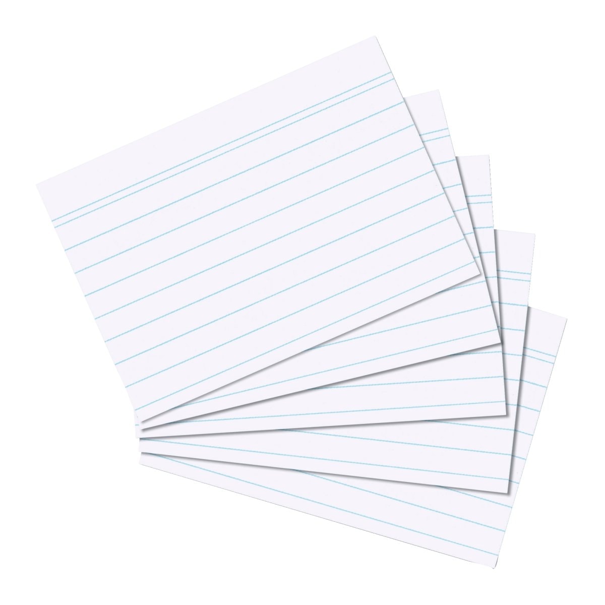 Index Card A5 100/Pack Ruled White