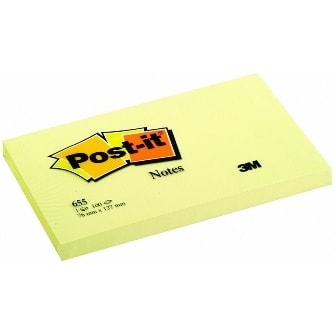 Stick Notes 3M 655 76.2X127Mm
