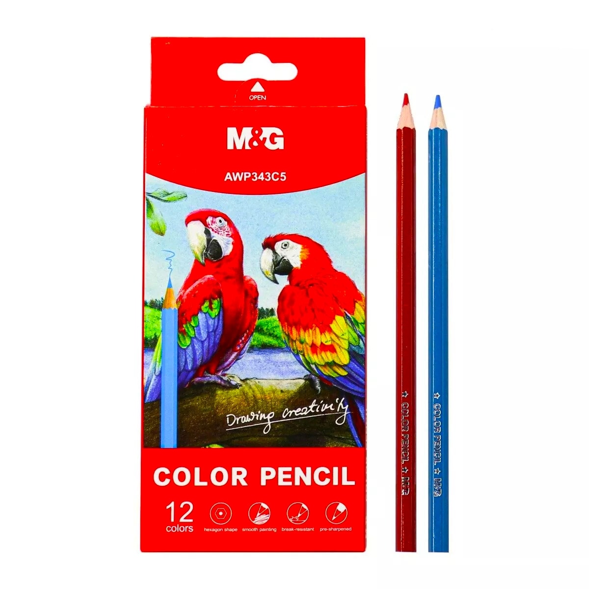 Colored Pencil M&G 12/Pack Awp343C5