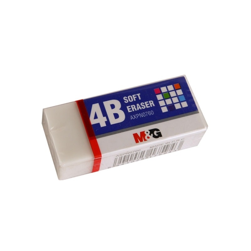 Eraser M&G 42X18X11Mm Soft White Axpn0760