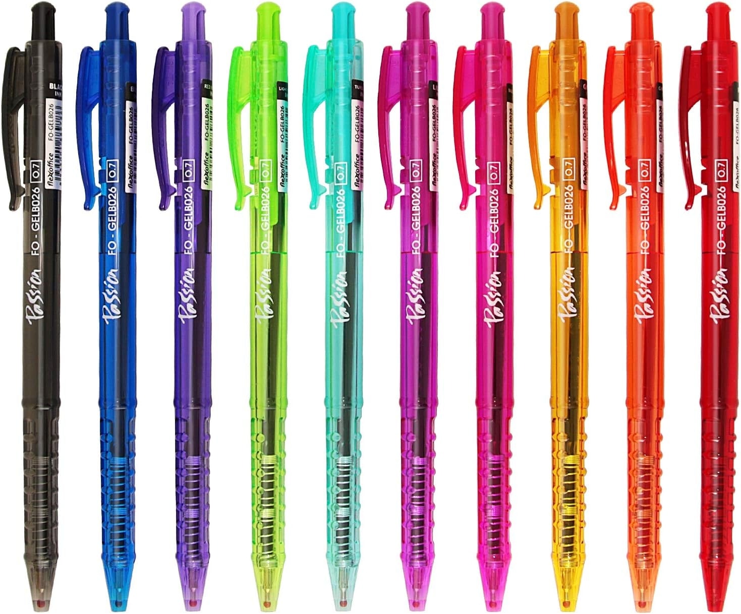 Pen Ballpoint Flexoffice Passion 0.7Mm Blue Fo-Gelb26