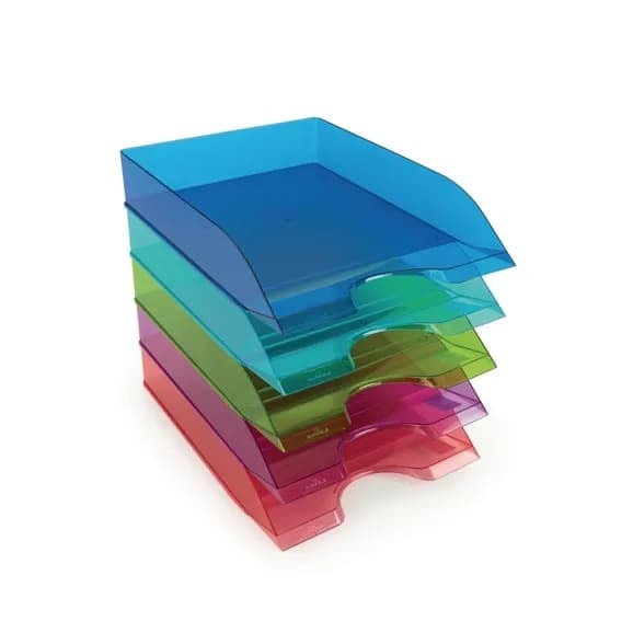 Letter Tray Herlitz A4 Transparent