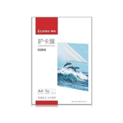Laminating Pouch Comix A4 100 Micron 100/Pack Transparent M4100