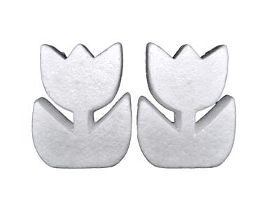 Styropor Flower 12X9.5CM 2Pcs/Pack 18BS146