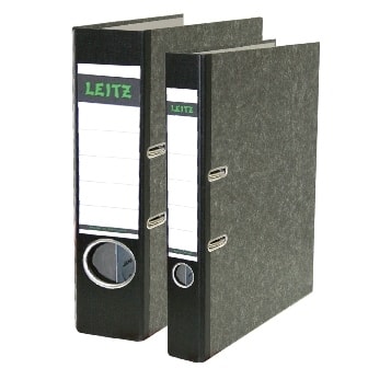 Box File Leitz Cardboard 1105/95 Fc 5.2Cm Black