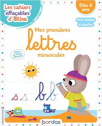 Cahier Effacable Olive Minuscu Bordas