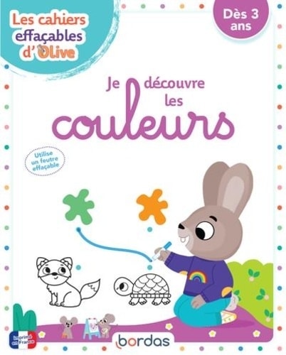 Cahier Effacable Olive Couleur Bordas