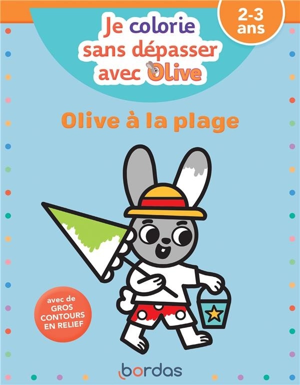 Je Colorie - Olive A La Plage Bordas