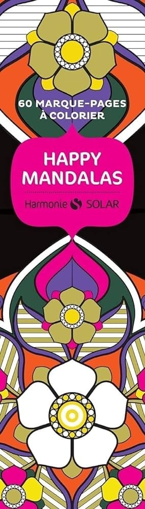 Marque Page Happy Mandalas Solar