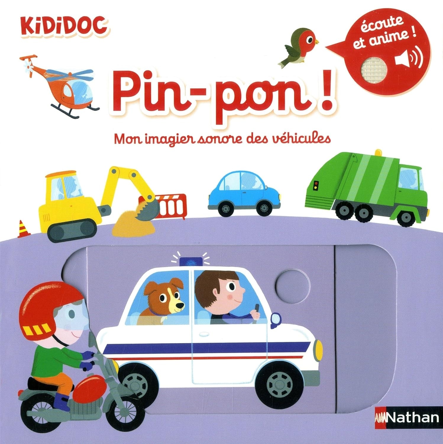 Kididoc Sonores-Pin-Pon ! Mon Imagier Sonore Des Vehicules