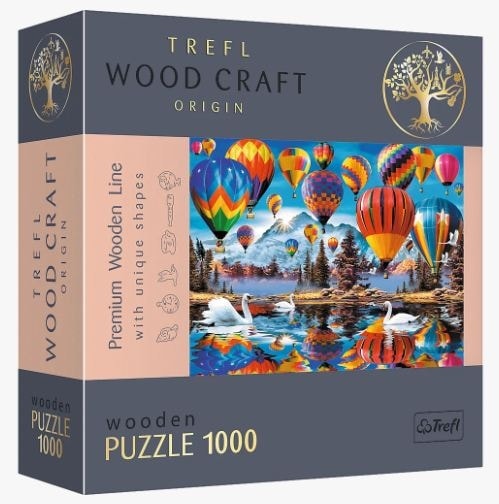 Trefl Wooden Puzzle 1000 Pcs Colorful Balloons Wooden 20143