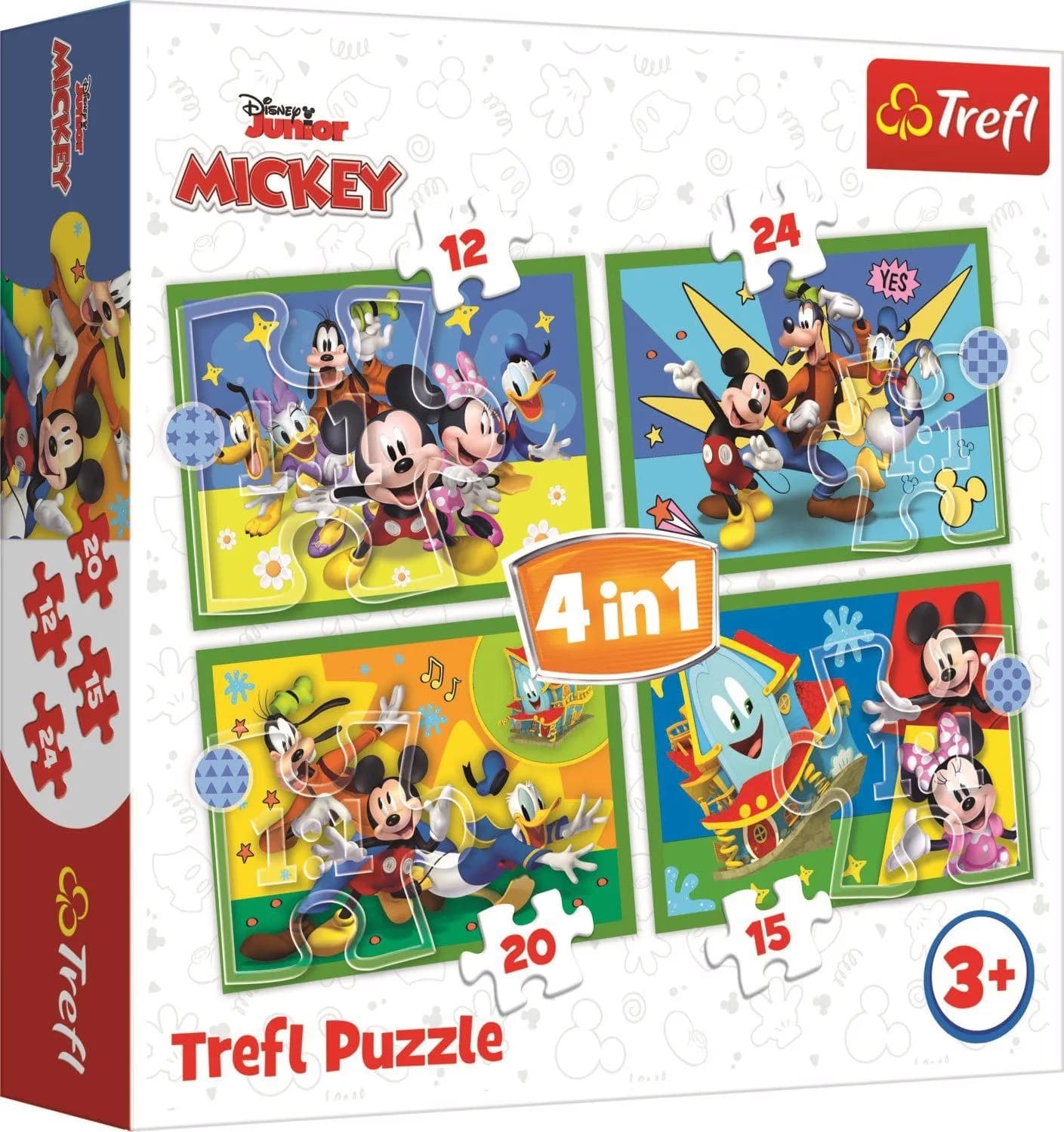 Trefl Puzzle 4 In 1 Mickey 34616