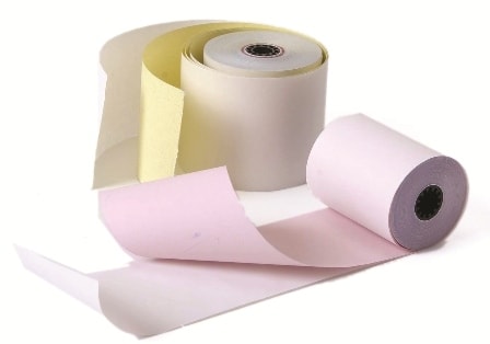 Paper Roll 2 Copies Ncr 75 65Mm (Box Of 75 Rolls)