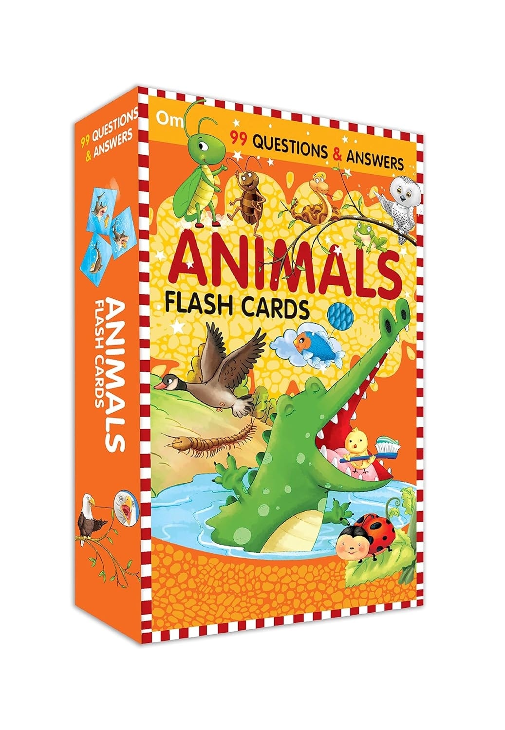 Om Books Flash Cards 99 Questions And Answers Animals