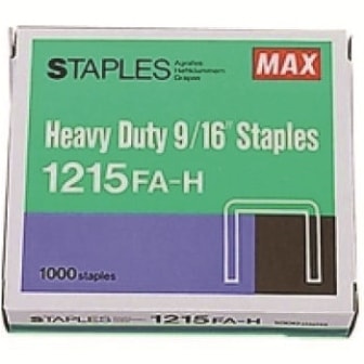Staples Max 23/15 1000/Pack Ms92713 1215Fa-H