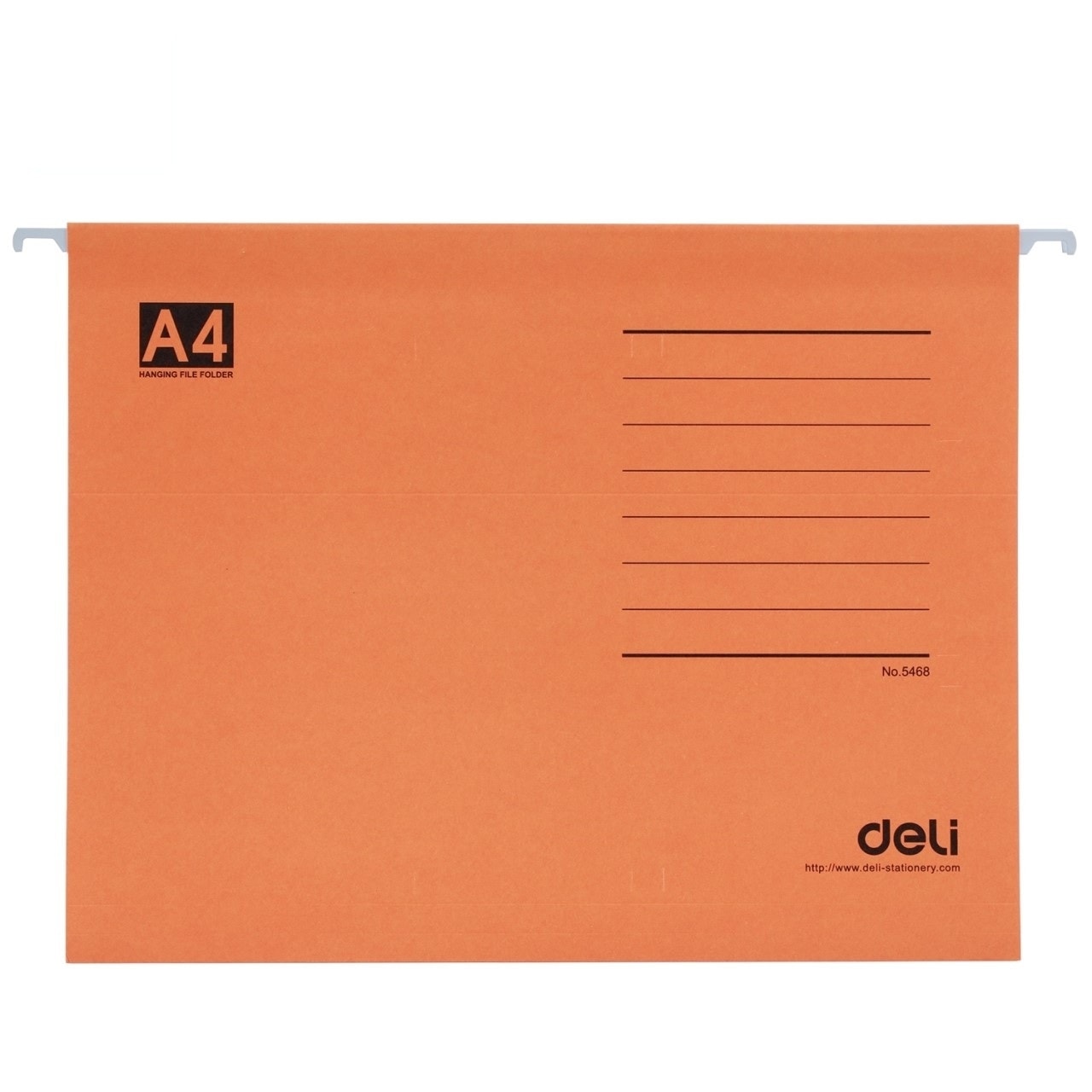 Suspension File Deli Cardboard A4 5468 Orange