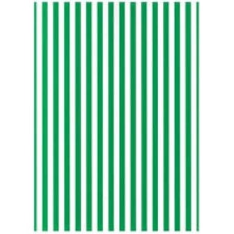 Cardboard Jansen Stripes 50X70 300G 305280.50 White/Green