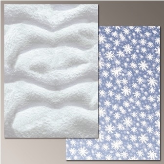 Cardboard Jansen Living Nature 50X70 300G Stars/Snow 307340