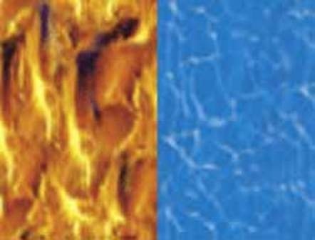 Cardboard Jansen Living Nature 50X70 300G Fire/Water 307360